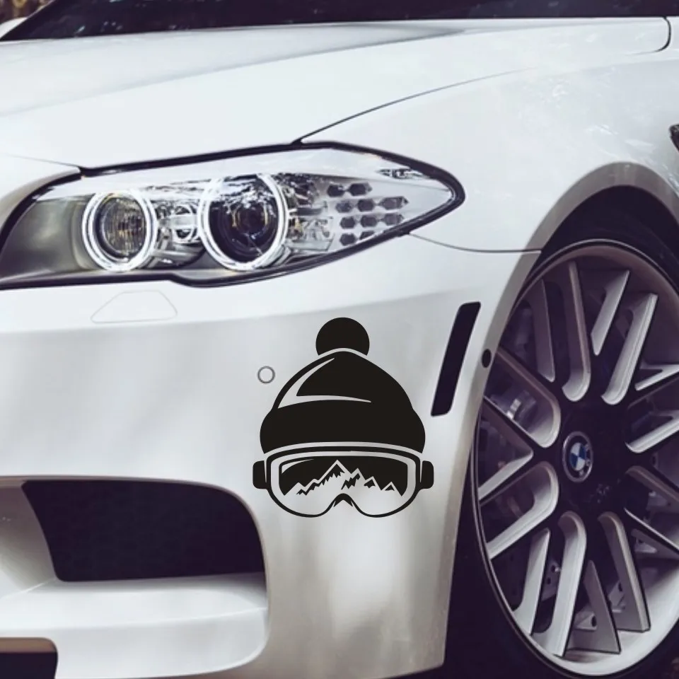 11*10 см Автомобильная наклейка детский лыжный автомобиль бампер стикер s и