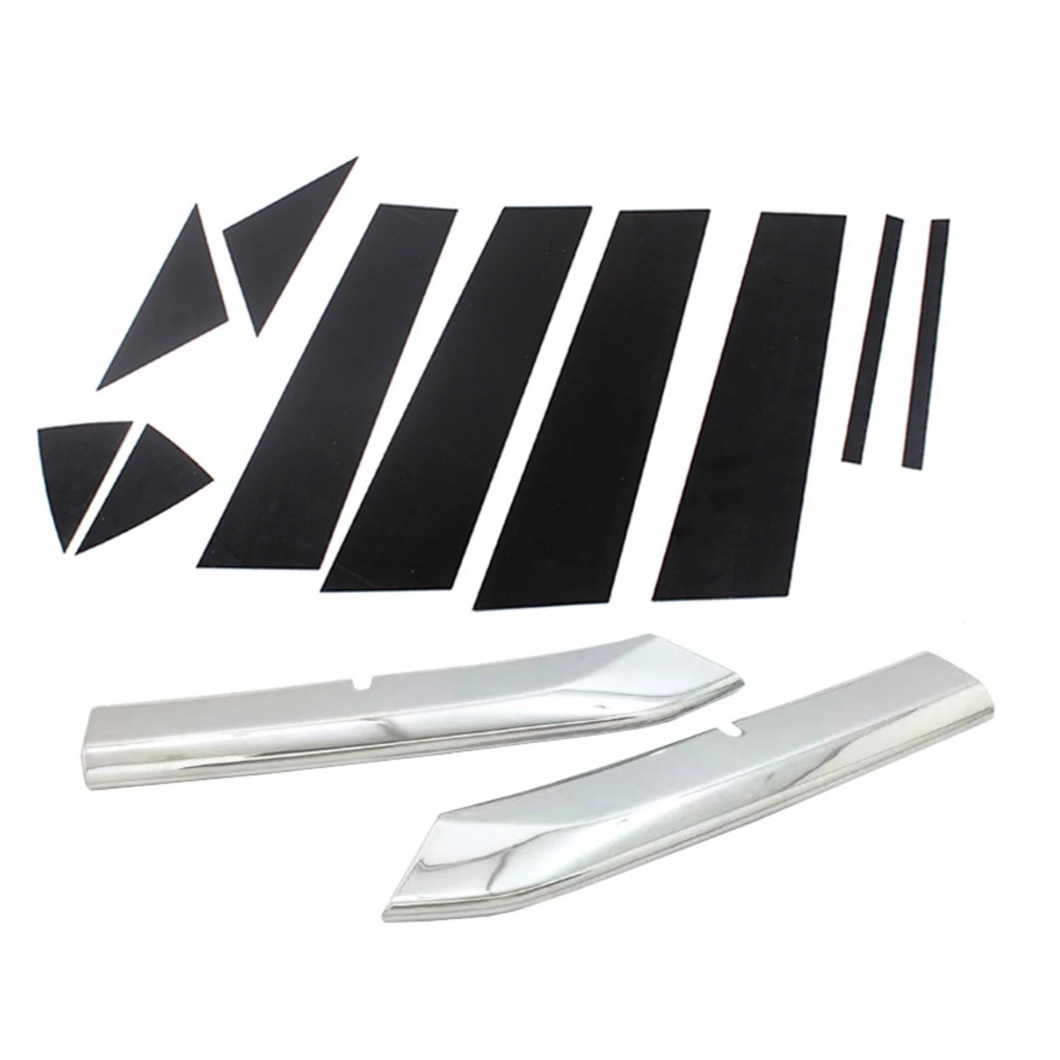 10 шт. зеркальный эффект пластиковые стойки для окон планки Mazda 3 Axela 14 17 и 2 ABS