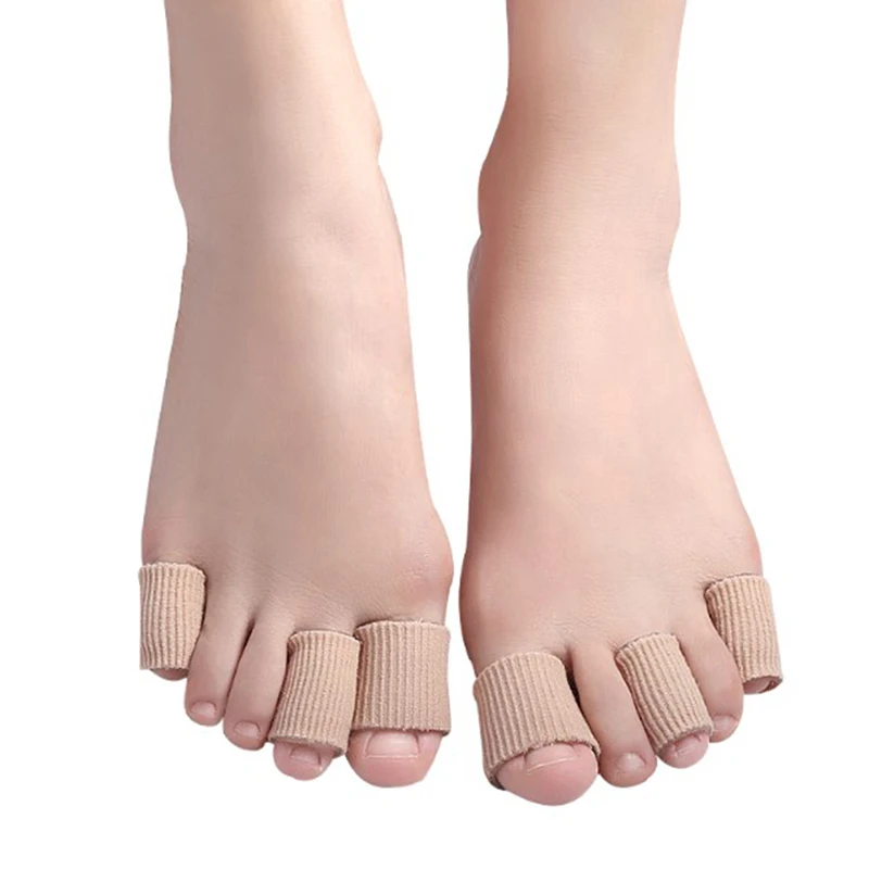 Fabric Finger Toe Protector Separator Applicator Pedicure Corn Callus Remover Hand Pain Relief Silicone Tube Foot Care Tool Hot | Красота и