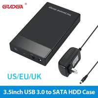3 5 inch hdd case usb 3 0 to sata3 external hard drive enclosure hard disk box support max 10tb 2 5 3 5 hd ssd case weu adapter