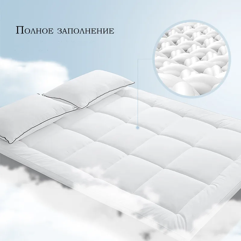 ESKIMO New Soft Cotton Antibacterial Hotel-Style Mattress Household Tatami Thickened Foldable Breathable Bed Quilt for Bedroom | Дом и сад