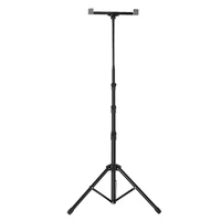 tablet tripod floor stand adjustable holder with flexible gooseneck for phone and tablet 9 5 14 5 inches1 65m