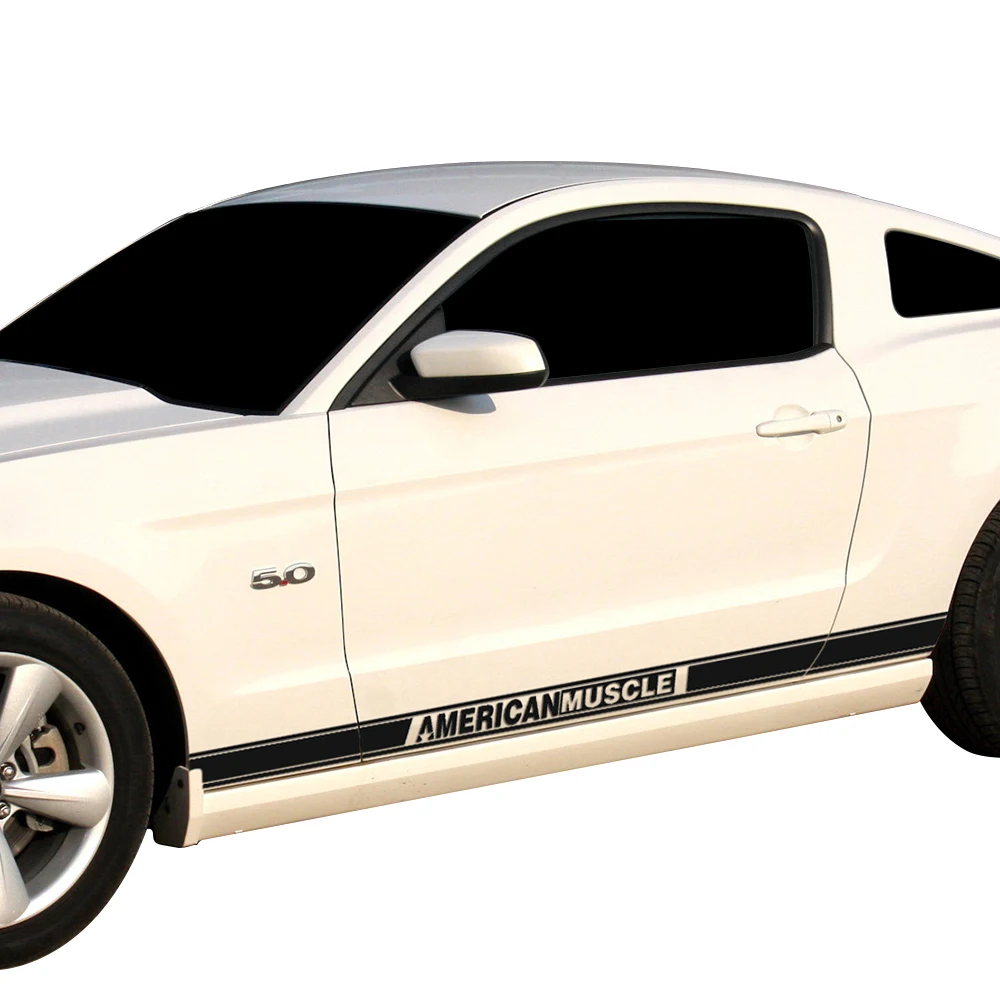Американский мускул ралли гонки полосы виниловая наклейка графическая дверь
