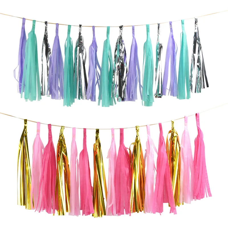 15 шт. гирлянда сделай сам с кисточками 3 цвета | Дом и сад