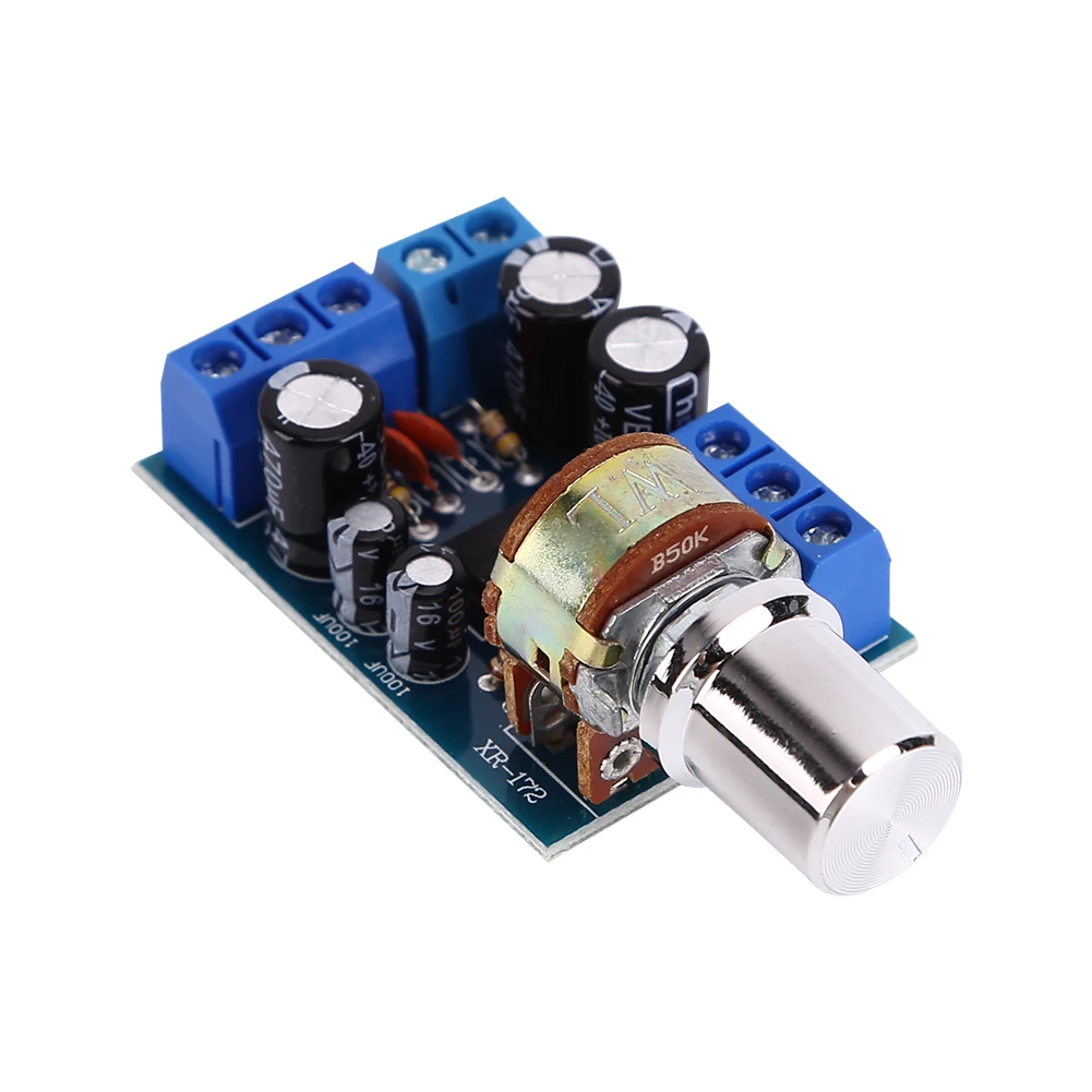 

TDA2822M Digital Power Amplifier Board 2x1.5W 2.0-Channel Stereo Audio Power Amp Module