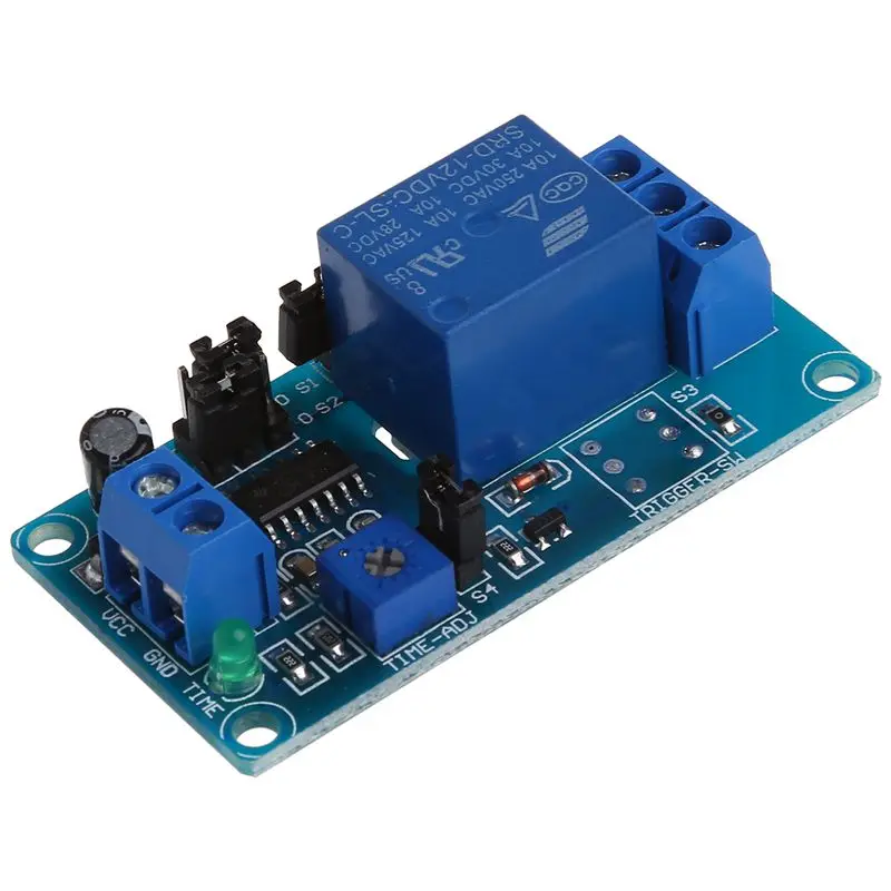 Новый одноканальный реле задержки времени модуль управления плата DC12V FC 32|Гайки| |