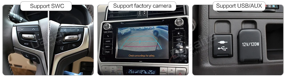 10," HD ips экран автомобиля 2 din радио Android 9,0 для Toyota Prado gps навигация 1080P зеркало для видео-link USB AUX wifi