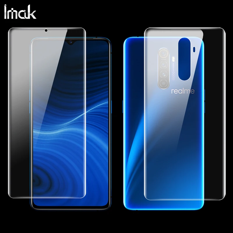 2 шт. полная защита экрана и задняя крышка для OPPO Realme X2 Pro Гидрогелевая пленка