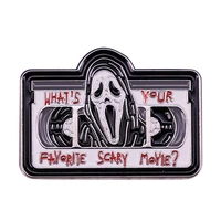 pf467 dongmanli horror movie ghost cool enamel pins brooches woman men backpack bags badge lapel jewelry friends birthday gifts
