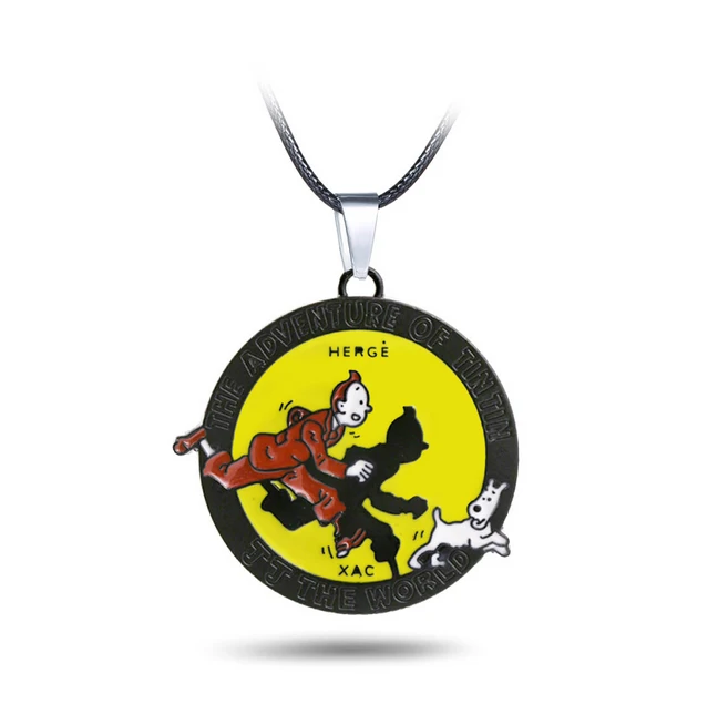 Популярный кулон Herge комикс Аниме Приключения Тинтин Милоу снежные фигурки