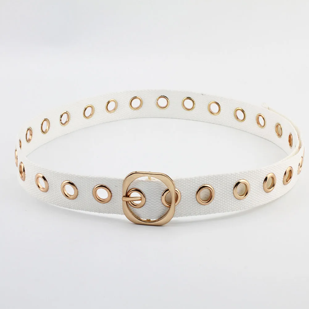 Ремень в стиле Харадзюку для мужчин и женщин дизайнерский широкий брезентовый