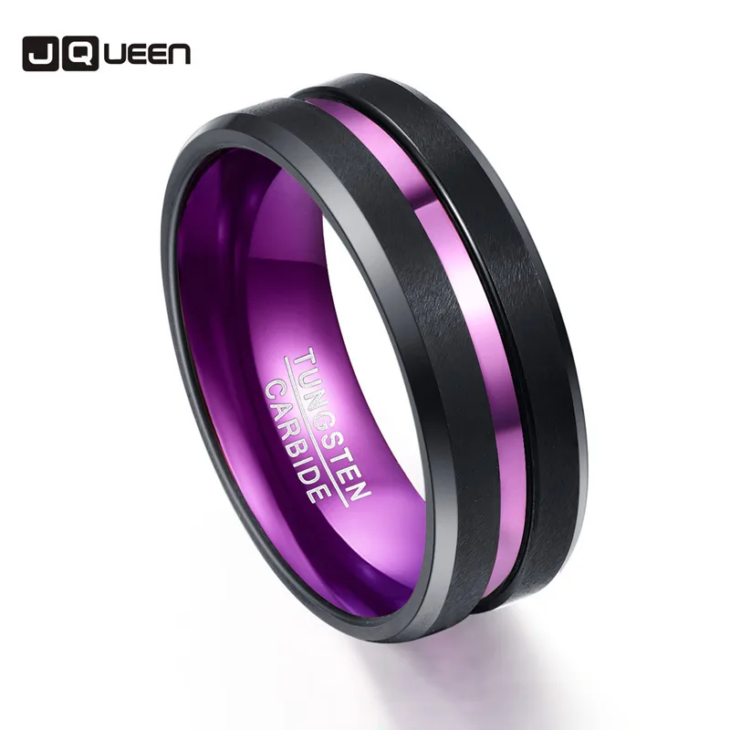 Мужское кольцо из карбида вольфрама с гладкой поверхностью|Кольца| |