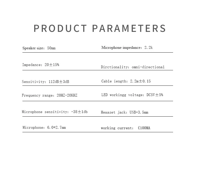 

Professional Surround Sound For Computer Wired Headsets With Mic Led Light Headphone Cool Gaming Headset Gamer Headphones