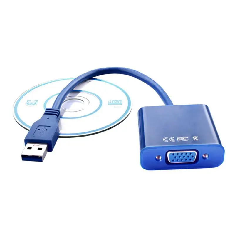 USB 3 0 к VGA адаптер кабель внешняя видеокарта мульти экран дисплей конвертер |