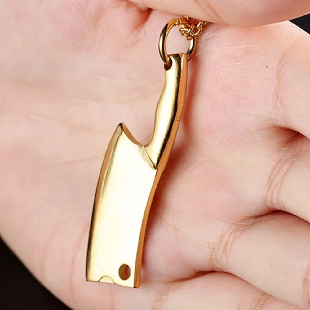 Новый полированный кухонный нож из нержавеющей стали кулон цепочка шеф-повара