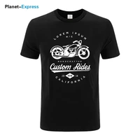 motorcycle print t shirt cool feeling tops 2021 summer fashion style cotton short sleeve tshirt motor cycle enthusia streetwear