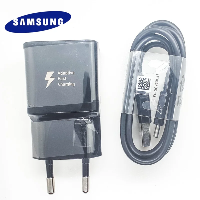 Samsung S10 S8 S9 Plus Fast Charger Power Adapter 9V 1.67A Quick Charge Type C Cable for Galaxy A30 A40 A50 A70 note 8 9 10