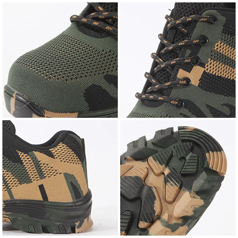 Outdoor Men's Hiking Shoes Women Trainers Walking Climbing Hiking Shoes Mountain Sports Work Boots Hunting Mens Sneakers