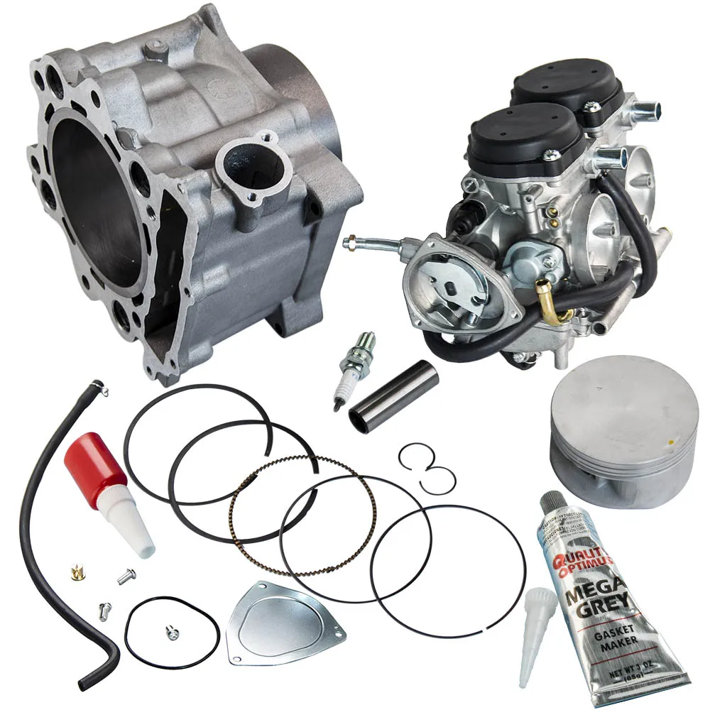 Карбюратор цилиндр поршневой прокладки Топ конец комплект для Yamaha Raptor 660R 2001 2005| |