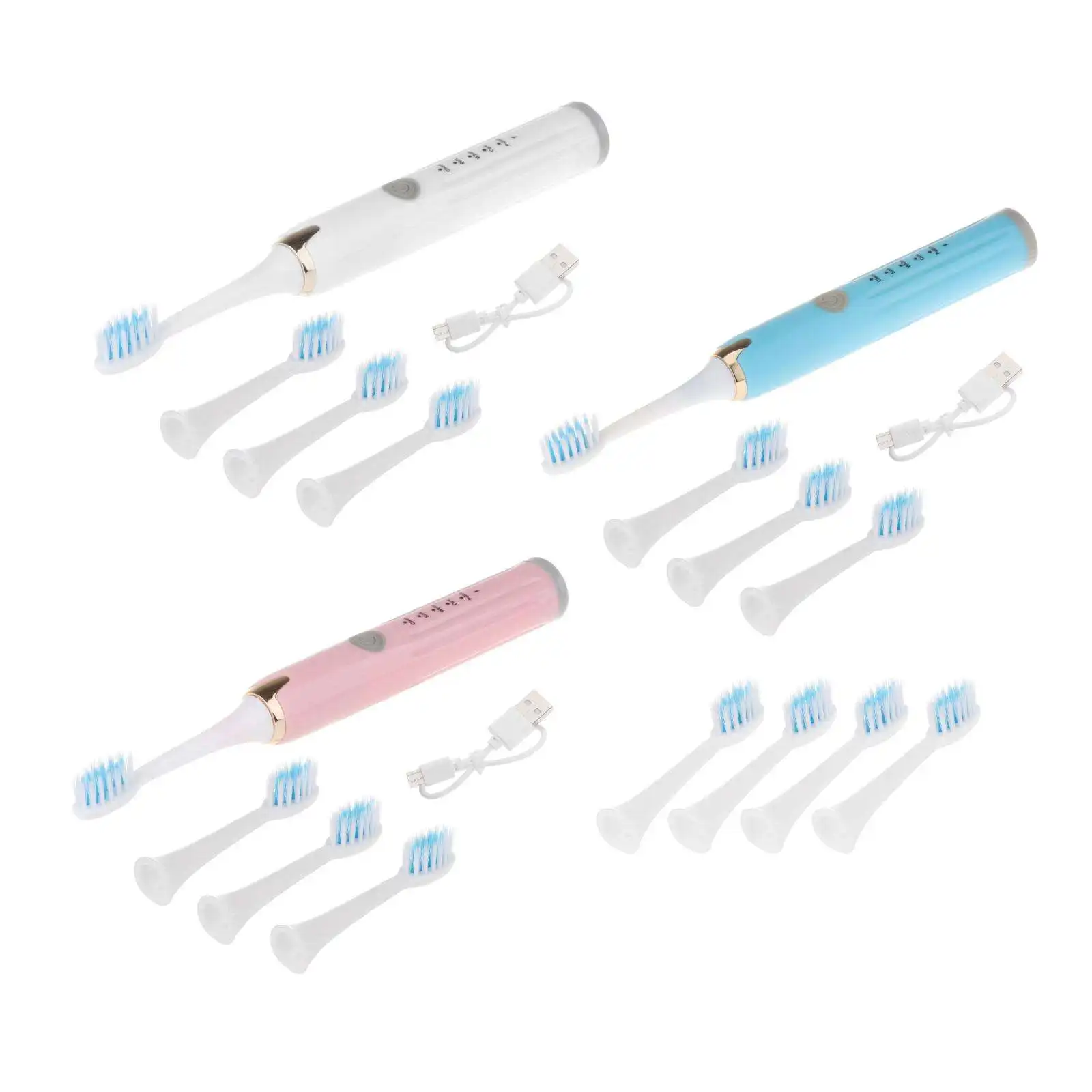 

Зубная щетка электрическая Водонепроницаемая IPX7, 5 режимов