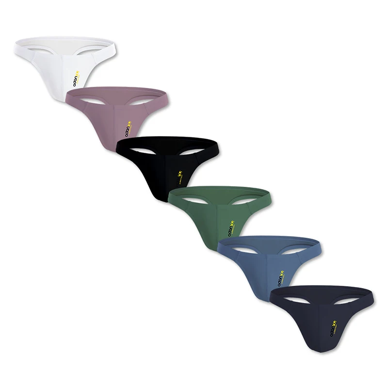 4 шт./лот сексуальное нижнее белье из полиэстера для геев мужские быстросохнущие