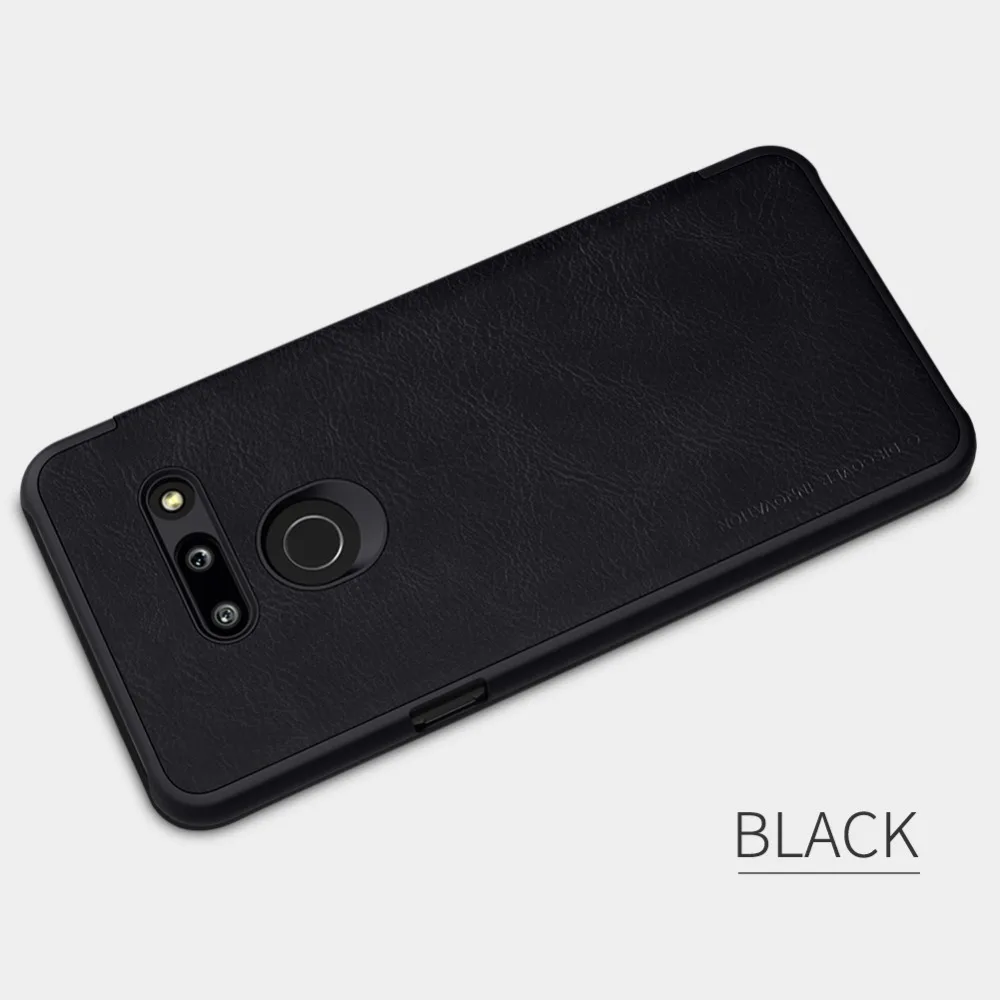 Флип-чехол для LG G7 ThinQ LG G8 ThinQ Nillkin Винтаж Qin PU кожаный флип-чехол смарт функция пробуждения для LG V40 чехол ThinQ