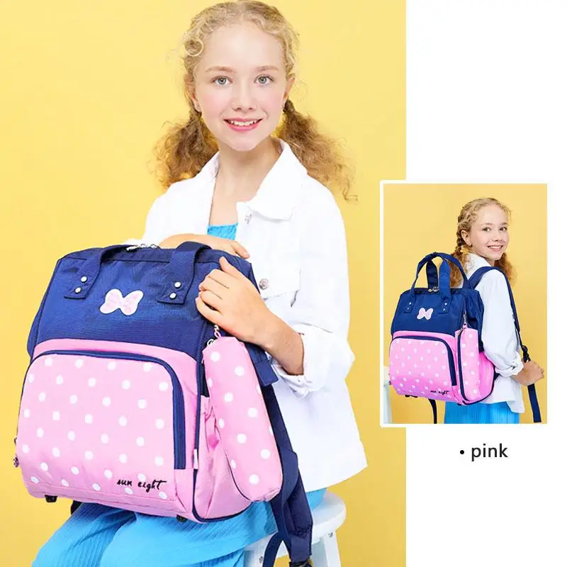 

SUN EIGHT 1-3 Grader School bag Girl Bag School Bags For Girls Fashion Backpacks Travel Bags Backpack for children