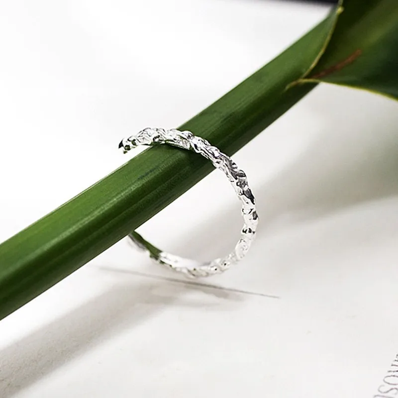 Simple Style Silver Color Round Circle Adjustable Rings For Women Personality Lady Prevent Allergy Retro Fashion jewelry | Украшения и