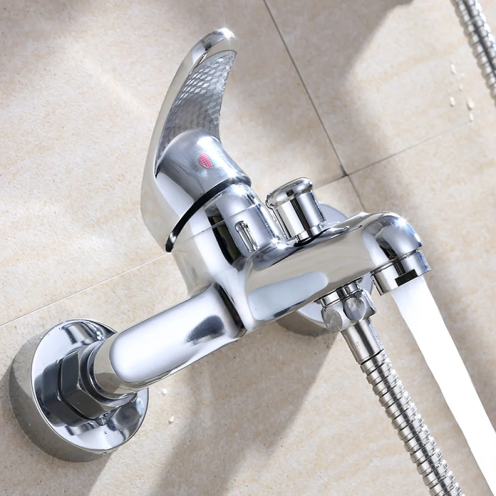 

Bathroom Sink Brushed Single Handle Hot and Cold Water without Water Pipe