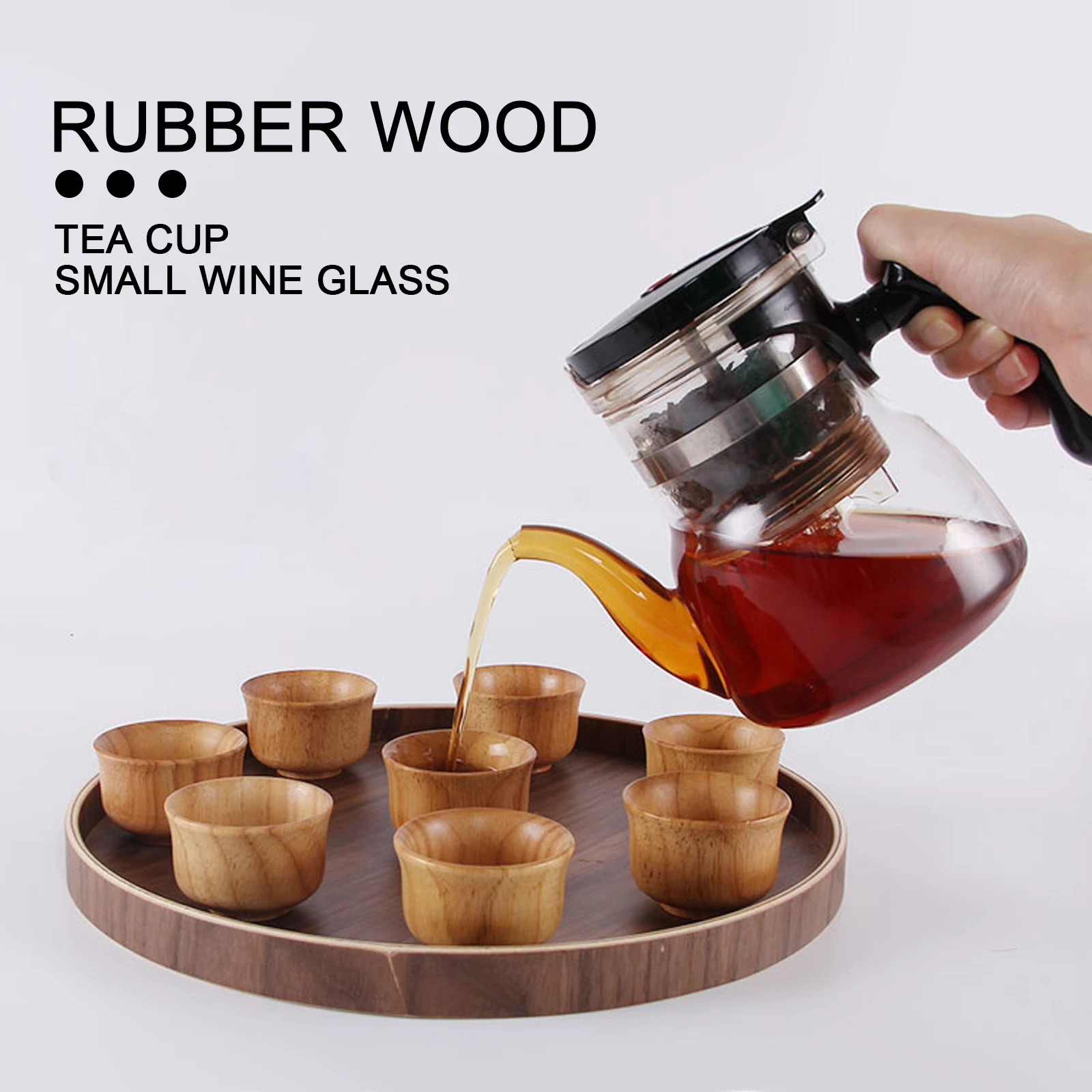 

Hot 40mL New Wooden Tea Cup Coffee Cups Ceramics Mugs Beer Tea Mug Whiskey Glass Drinkware Cup Ceramic Latte Specialized Coffee
