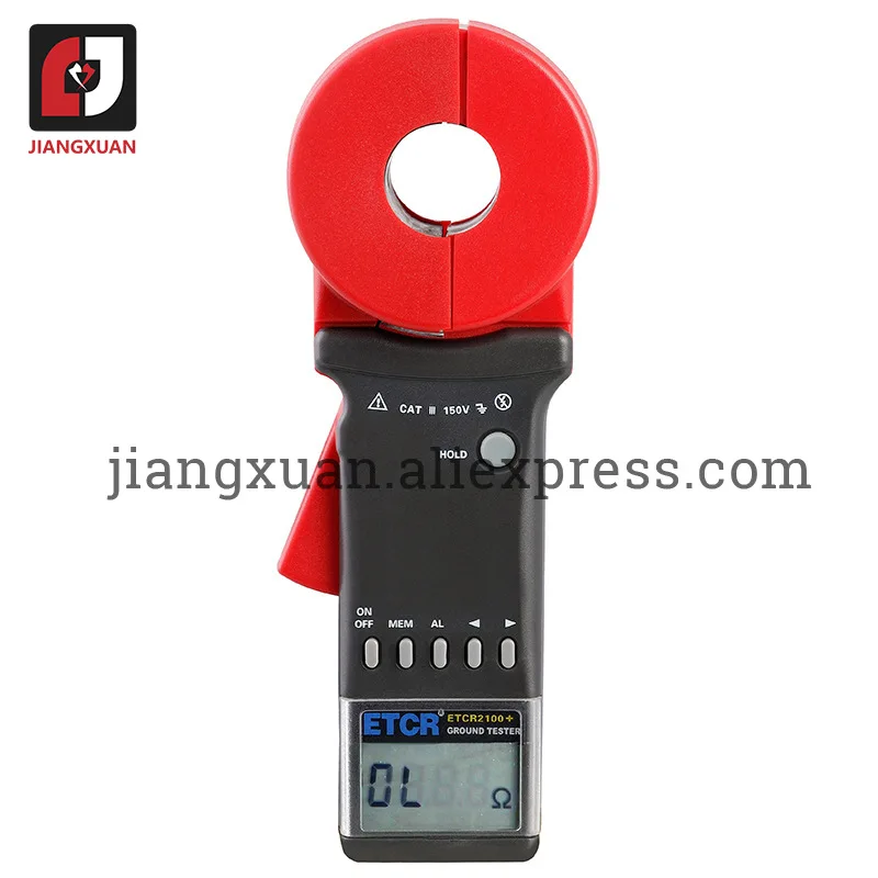 

ETCR2100A+ Digital Clamp On Ground Earth Resistance Tester Meter