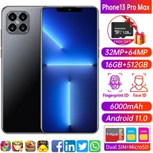 [World Premiere] Smartphone IPhone 13 Pro MAX Global Version 16GB+256GB,5G Network,6.7-inch Unlocked Phone Dual SIM Dual Standby