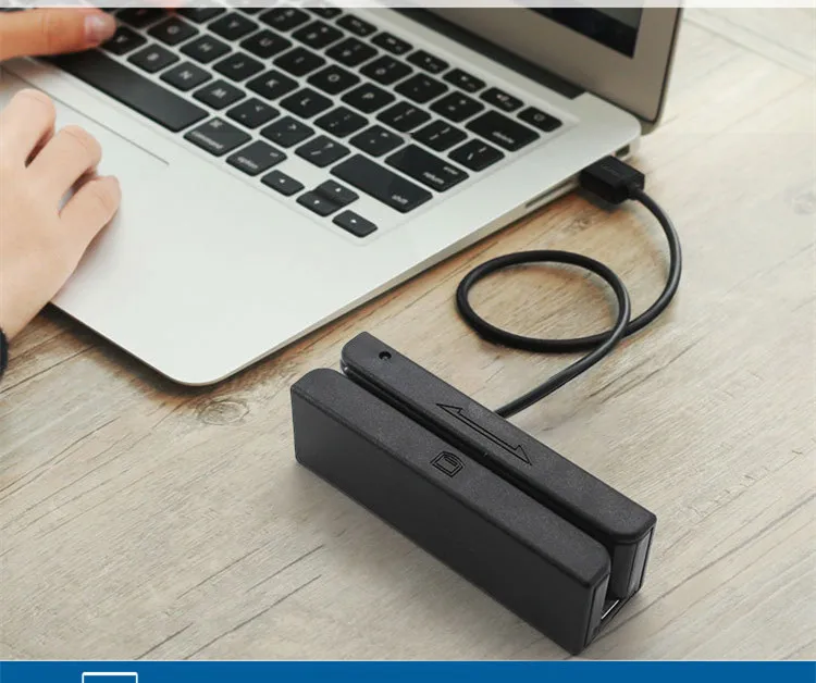 USB MSR100 магнитный считыватель сбора данных USB полосы карты 3 треков pos