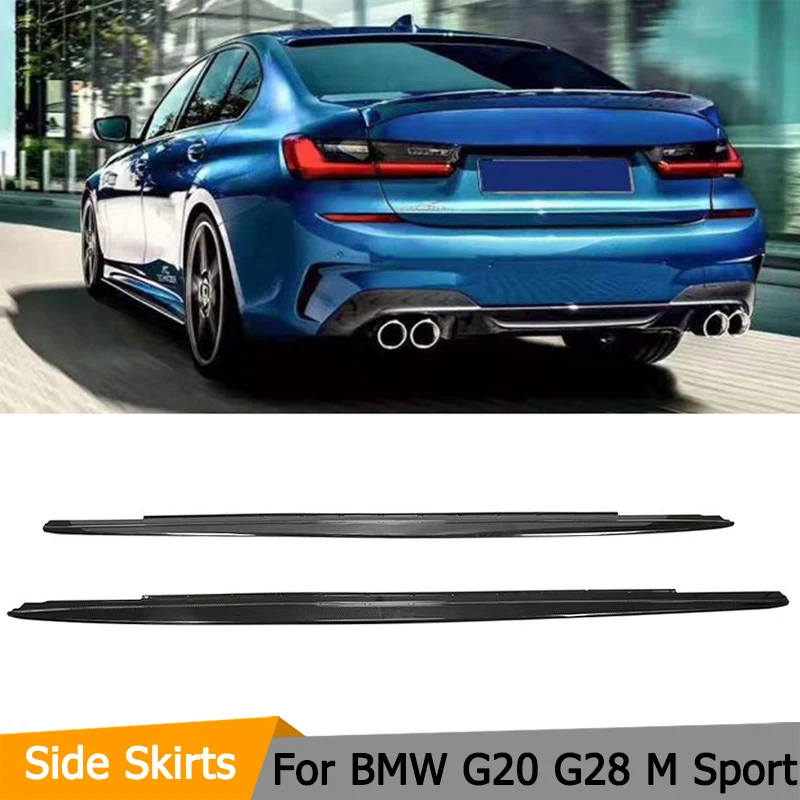 

G20 G28 glossy black Side Skirt for BMW 3 Series G20 G28 M PORT 2019 2020 Side Skirt Extensions