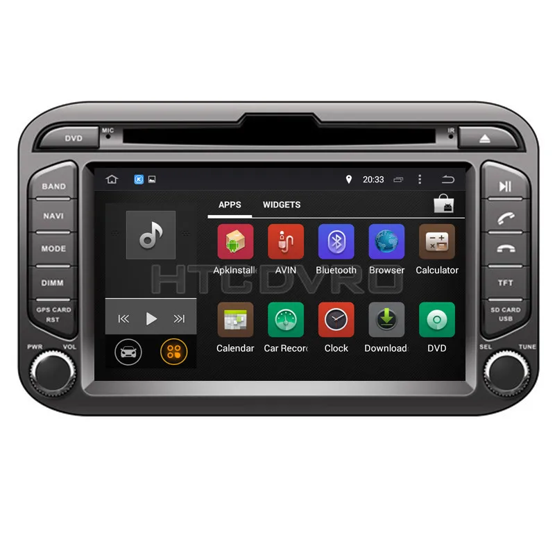 YMODVHT 7 дюймов 4G Восьмиядерный Android 9 0 1 автомобильный dvd плеер для Kia Picanto Morning 2011 GPS