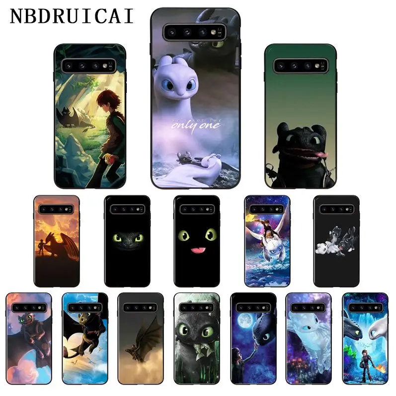 NBDRUICAI беззубый поезд дракон черный ТПУ Мягкий силиконовый чехол для телефона iPhone