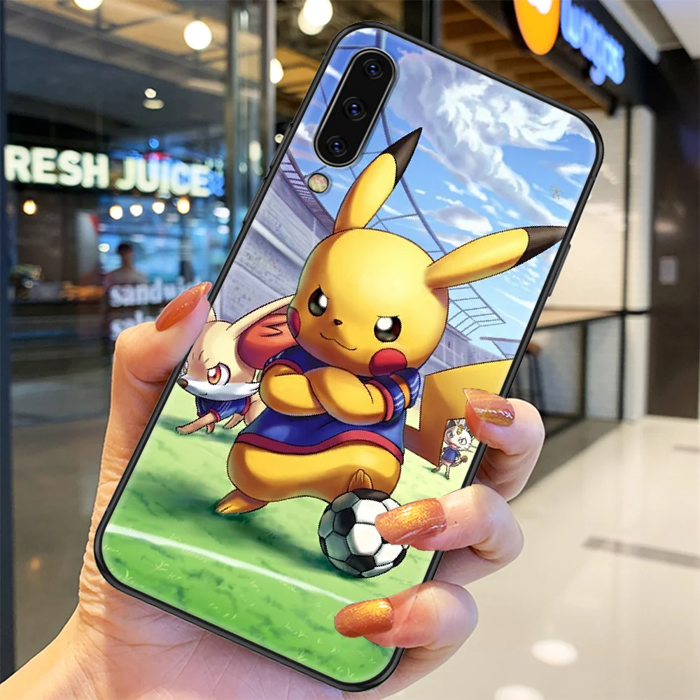

Cute P-Pokemons cartoon Phone case For Samsung Galaxy A 3 5 7 8 10 20 21 30 40 50 51 70 71 E S 2016 2018 4G black art hoesjes