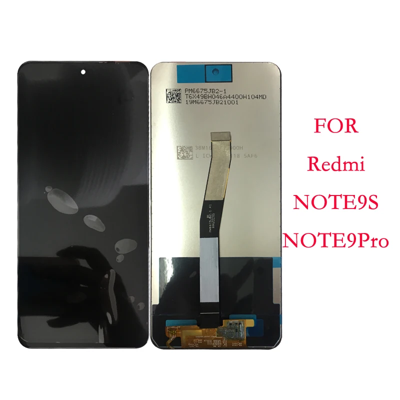 ЖК-экран для Xiaomi Redmi Note 9s 9 S 9Pro PRO сенсорный экран дигитайзер в сборе запасные части