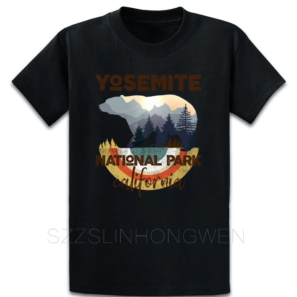 Yosemite национальный парк медведь Туризм Кемпинг подарок футболка наряд весна
