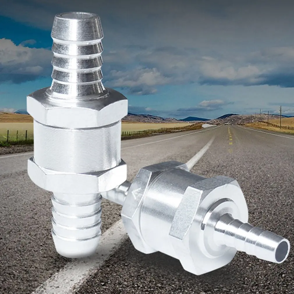 Односторонние 6/8/10 / 12 мм 4 размерные клапаны из алюминиевого сплава топливный