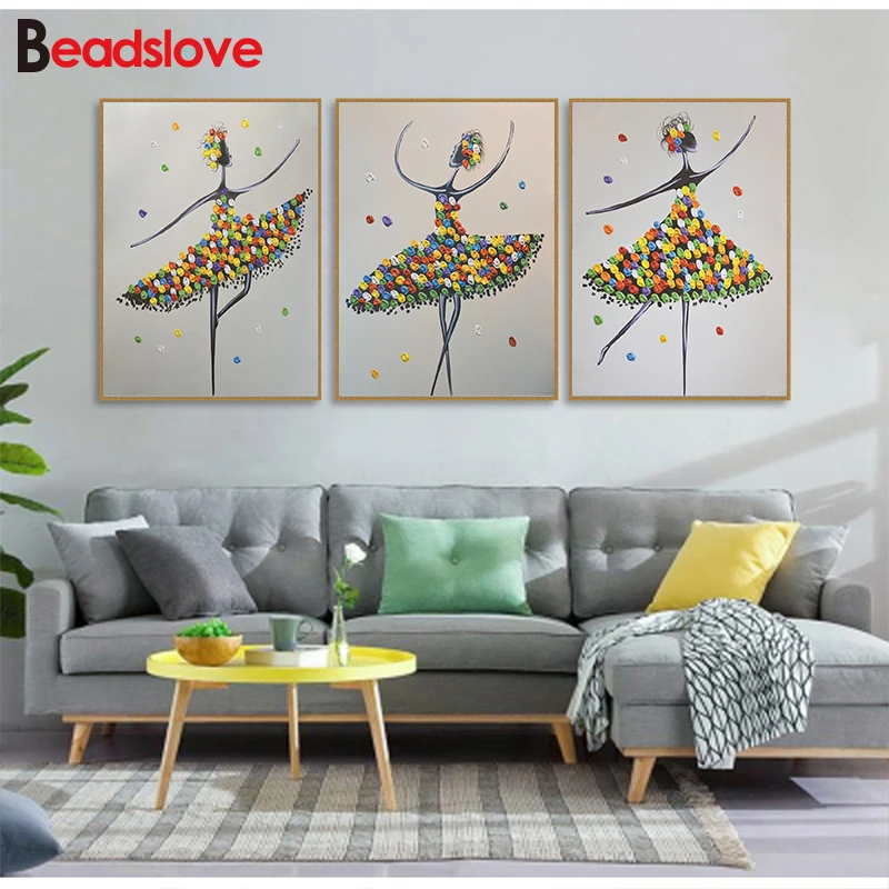 

Абстрактный постер в скандинавском стиле, красивая балерина, искусство, 5d алмазная живопись, полный квадратный/круглый мозаичный набор, нов...