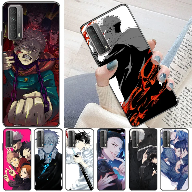 

Jujutsu Kaisen Yuji Itadori Satoru Gojo Sukuna Fushiguro Megumi Phone Case For Huawei P Smart Z 2019 2021 Cases Funda Coque