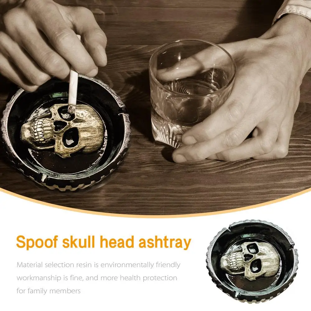 Творческая личность тренд spoof черепная пепельница голова|Пепельницы| |