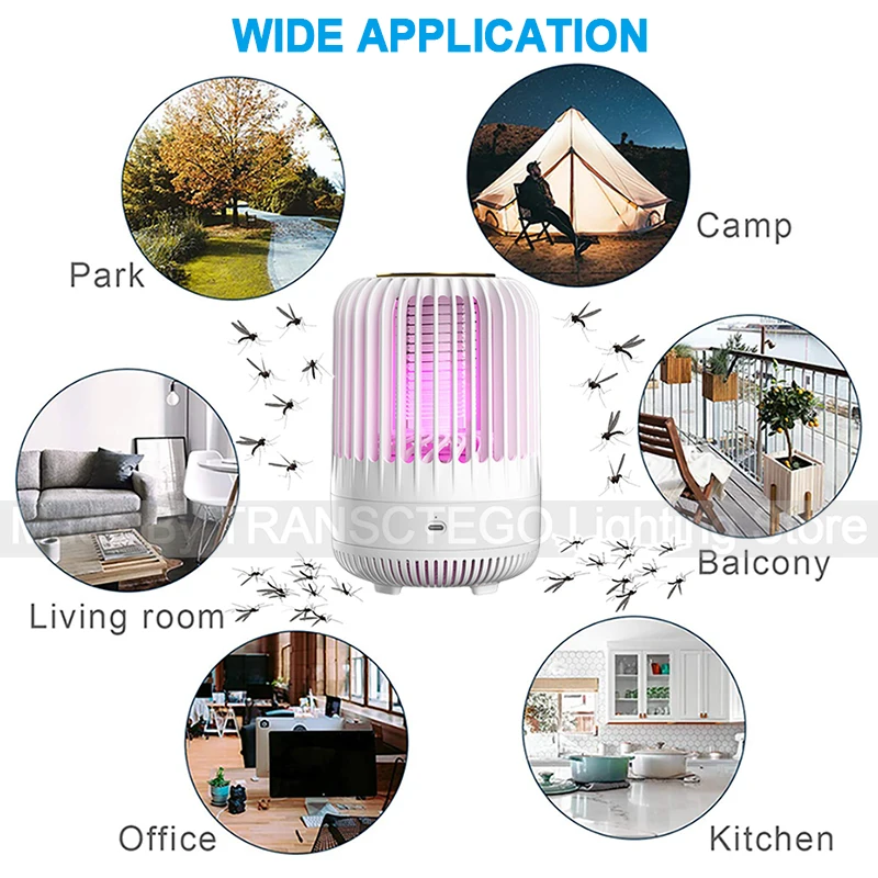 

Electric Anti Mosquito Killer Lamp Repellent Flies Fly Trap USB Mosquitoes Insect Killer UV Light Baby Bug Zapper Dropshipping