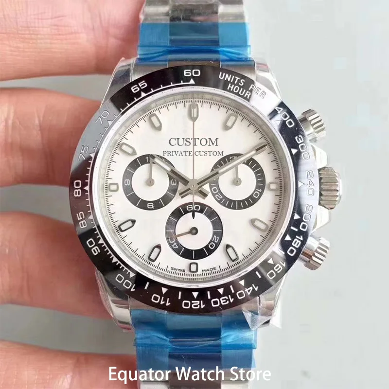 

39mm Men's Automatic Mechanical Watches Sapphire Crystal Ceramic Bezel Stainless Steel Men Luminous Wateproof Wristwatches 025