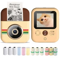 cute mini school kids photo camera with instant thermal printing video record new year christmas birthday gift toy for outing