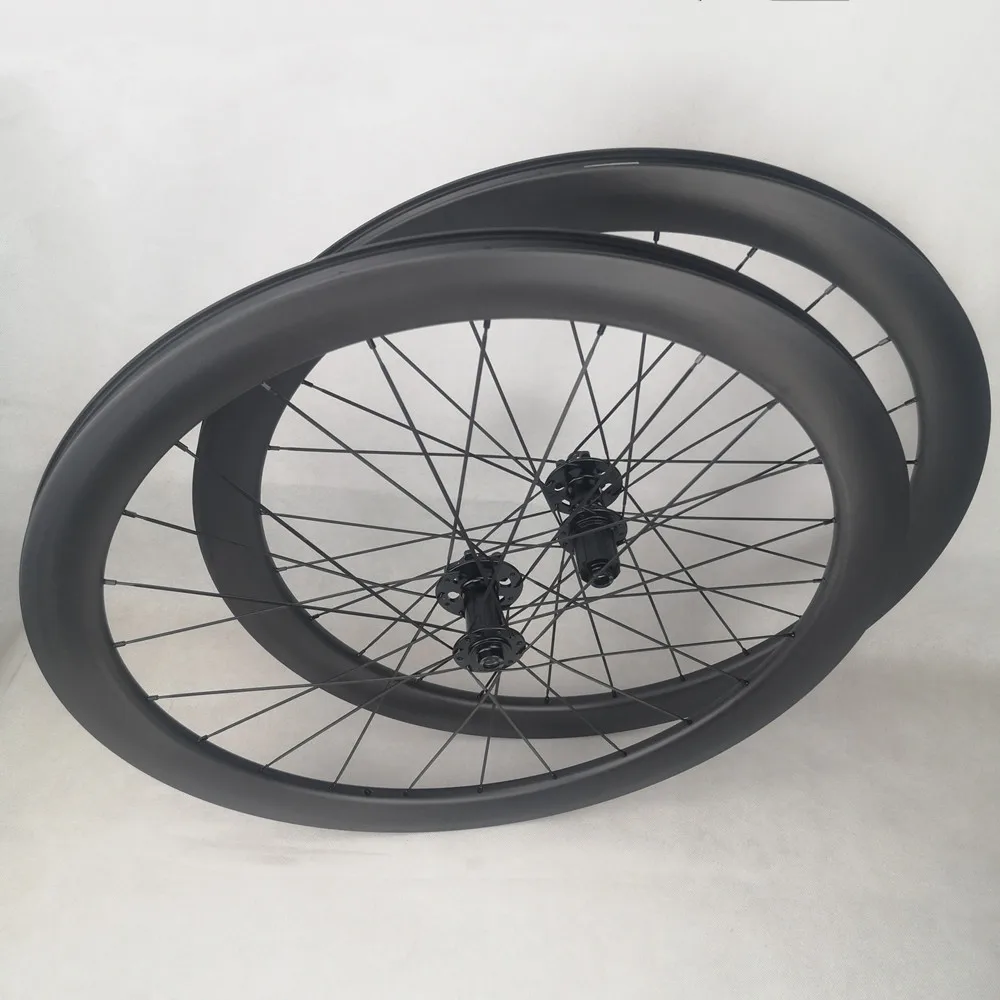 Лучшая цена комплект углеродных колес для дорожного велосипеда 6 болтов ступица