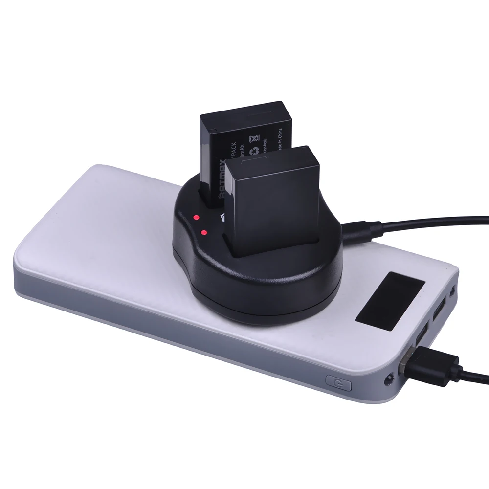 Двойное зарядное устройство Batmax 1 Pc LP-E17 LP E17 LPE17 USB для камеры Canon EOS Rebel T6i 750D T6s 760D M3