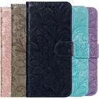 Чехол-бумажник для Xiaomi Redmi Note 8T 6 7 8 Pro 8A 7A K20 Mi 6X 9 SE A2 A3 Lite CC9E CC9 Pro Note 10, кожаный, с кружевным цветком