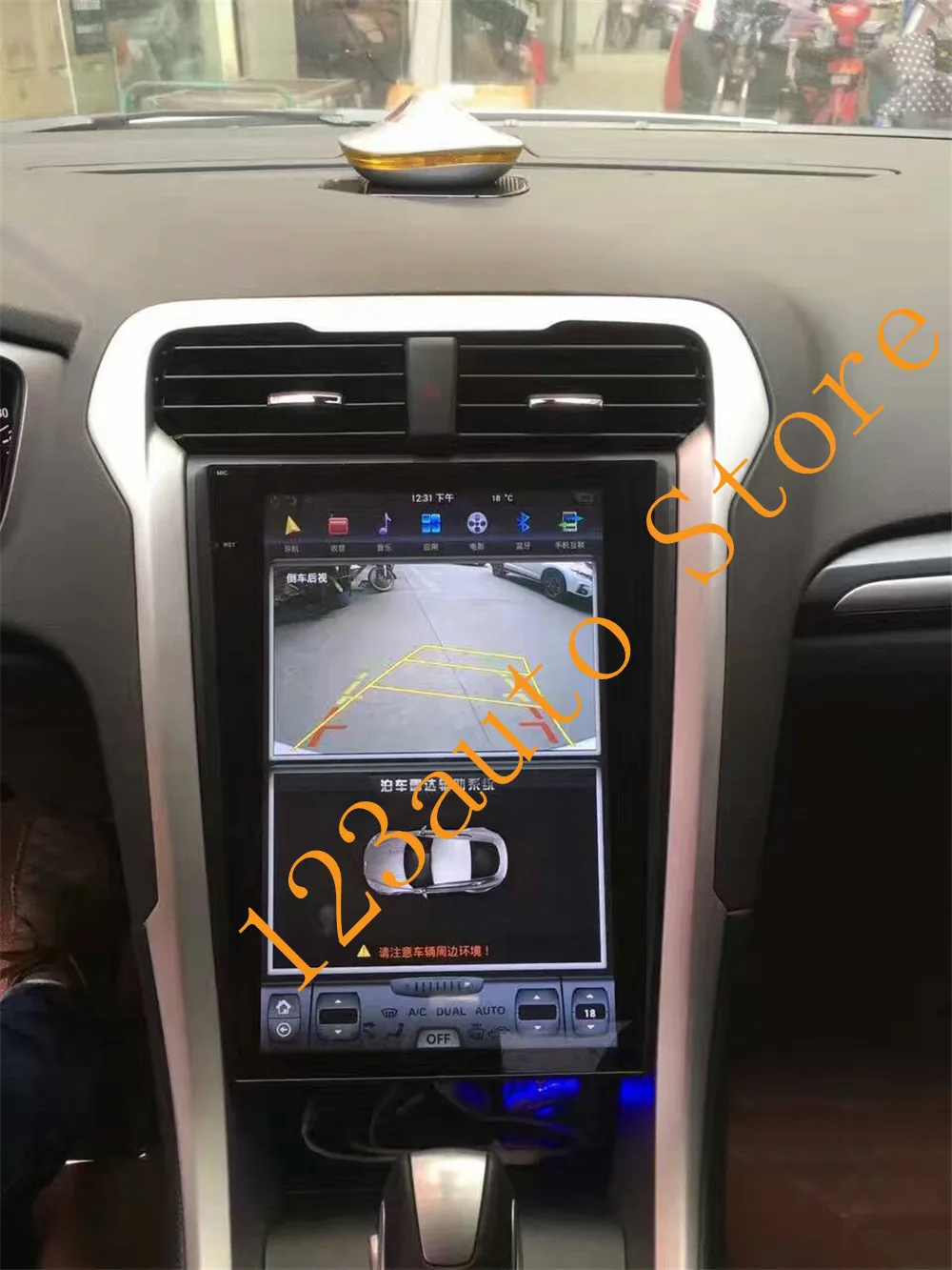 12 1 ''вертикальный экран Tesla стиль Android 9 0 автомобильный DVD GPS плеер NAVI для Ford Mondeo